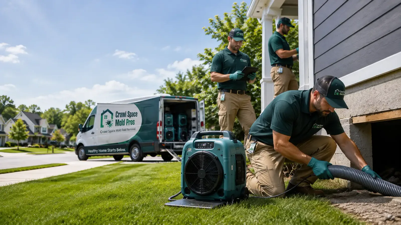 Crawl Space Mold Removal in Parma, MI